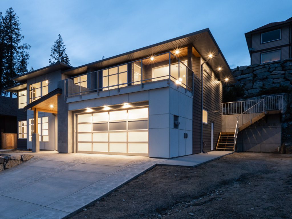 Exterior lighting, installed by Inline Electric, Sechelt Electricians
