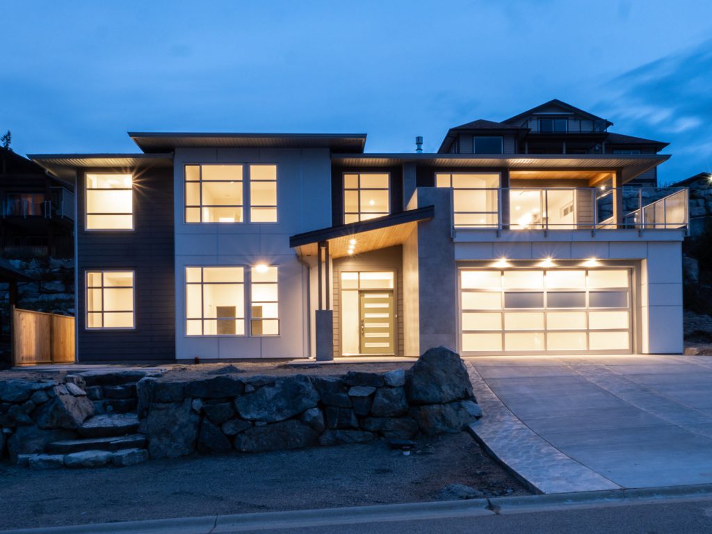 Exterior lighting, installed by Inline Electric, Sechelt Electricians